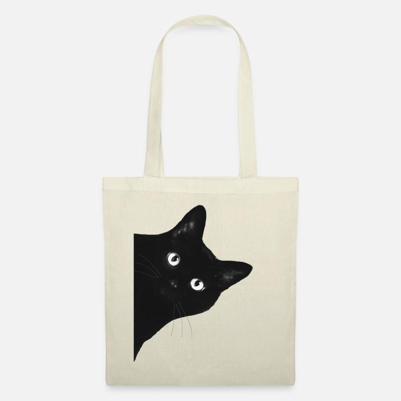 chat - Sac en tissu - nature