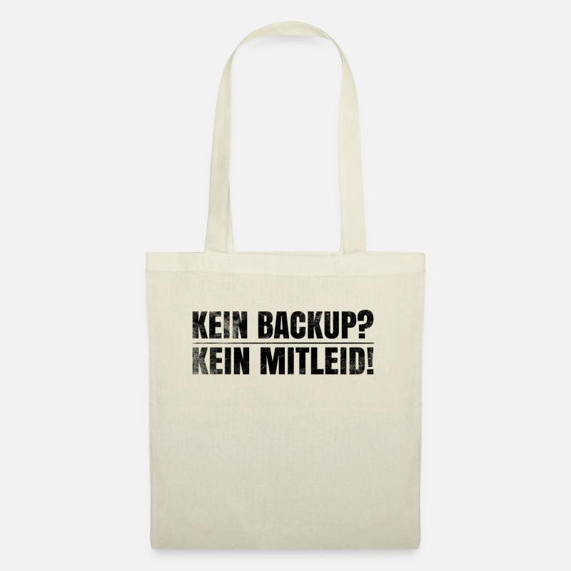 Admin T-Shirt Sysadmin IT Hardware Lustiger Spruch - Stoffbeutel - Natur