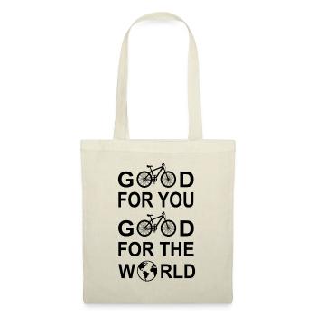 Good For You The World Fahrrad Umwelt Bike Bicycle - Tote Bag - nature - Front