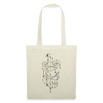 Witchcraft Tattoodesign Craft Inked Art Auge Mond - Stoffbeutel - Natur - Vorne