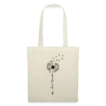 Just Pusteblume Tattoo Breathe Pusten Dandelion - Stoffbeutel - Natur - Vorne