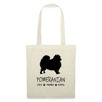 Pomeranian Spitz Kleinspitz Zwergspitz Pom Sweet - Tote Bag - nature - Front