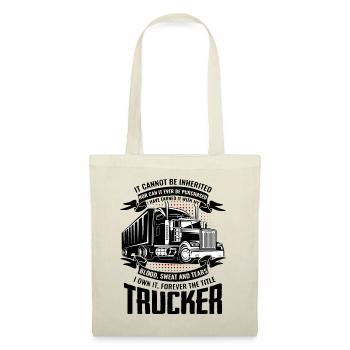 Camion chauffeur cadeau camion camion routier - Sac en tissu - nature - Devant