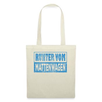 Runter vom Mattenwagen Sportlrhrer Trainer - Stoffbeutel - Natur - Vorne