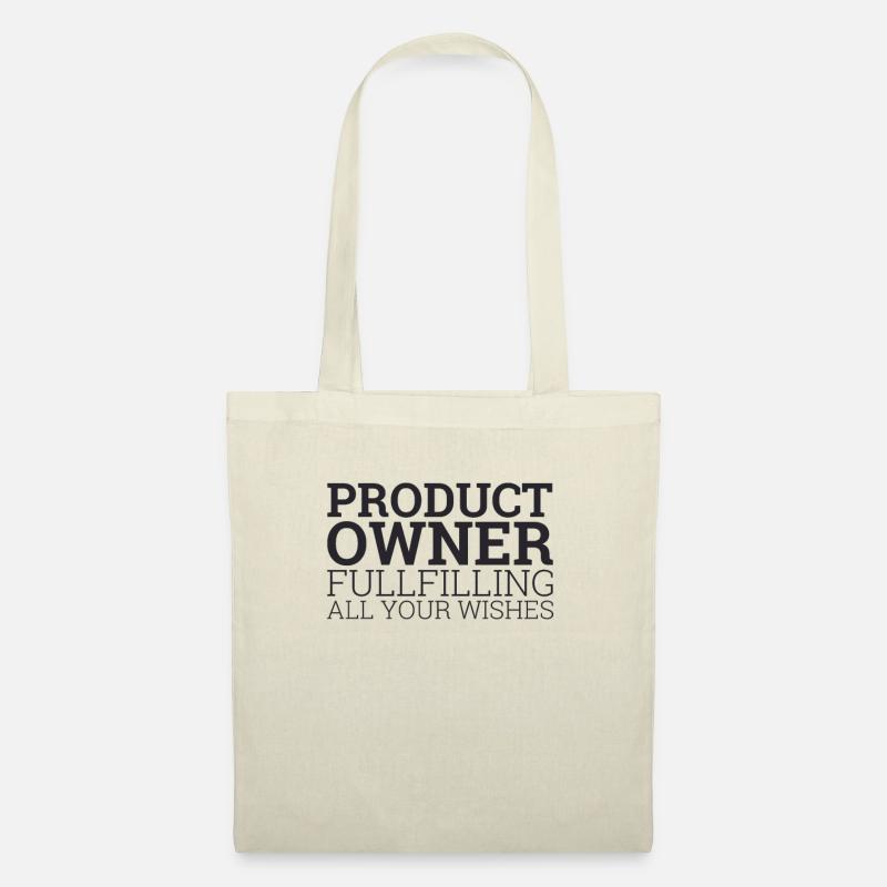 "Product Owner Scrum | "Scrum Master"" - Stoffbeutel - Natur