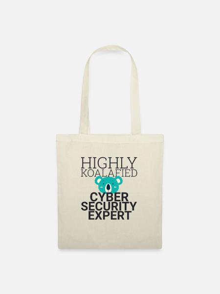 "Cybersecurity Expert Koalafied | Cybersecurity" - Stoffbeutel - Natur