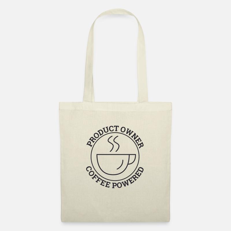 "Product Owner Coffee | "Scrum Master"" - Stoffbeutel - Natur