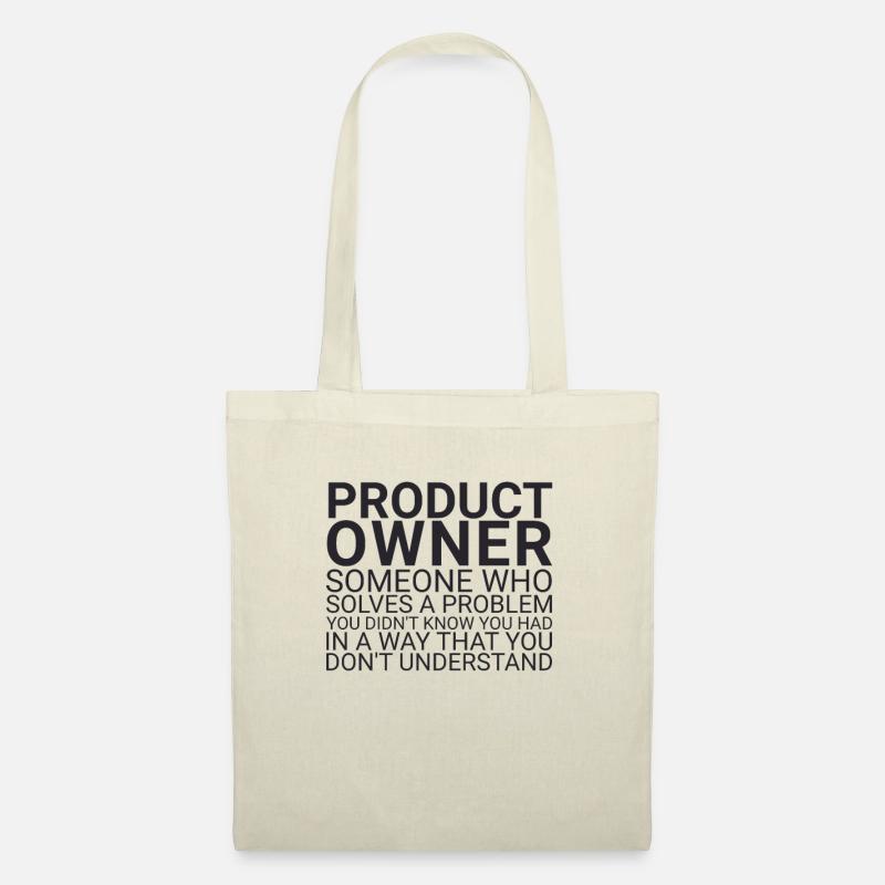 "Product Owner Problem | "Scrum Master"" - Stoffbeutel - Natur