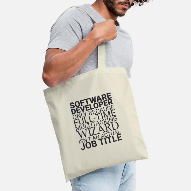 "Software Developer Wizard | Programmer" Tote Bag