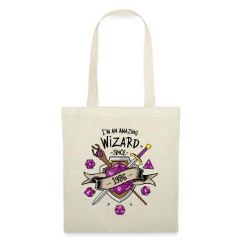 I'm an amazing wizard since 1986 - Sac en tissu - nature - Devant