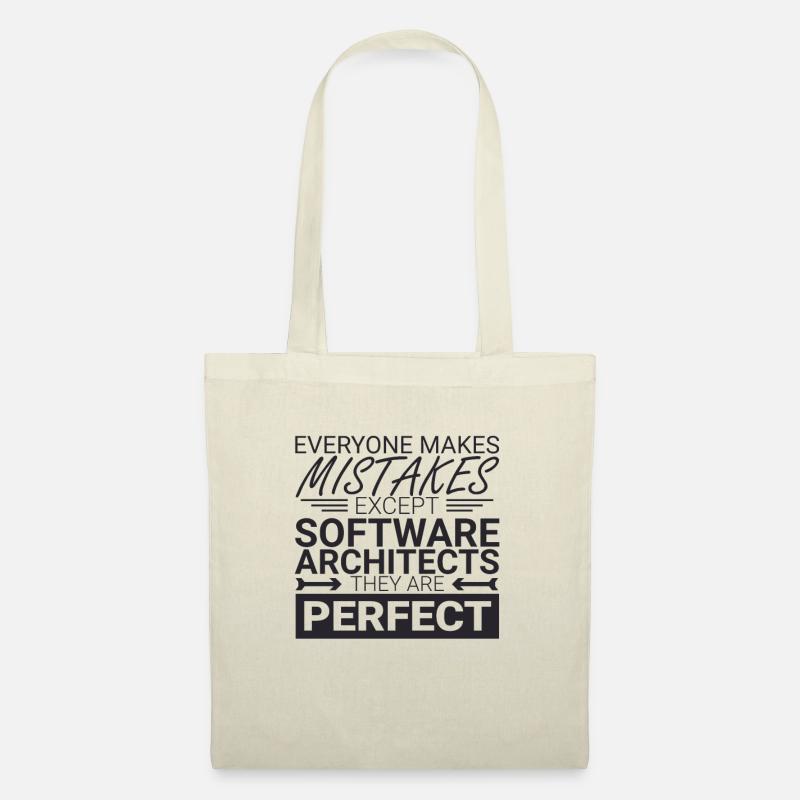 "Software Architect Perfect |Software Architektur" - Stoffbeutel - Natur