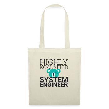 "System Engineer Koalafied | System Technology" - Tote Bag - nature - Front