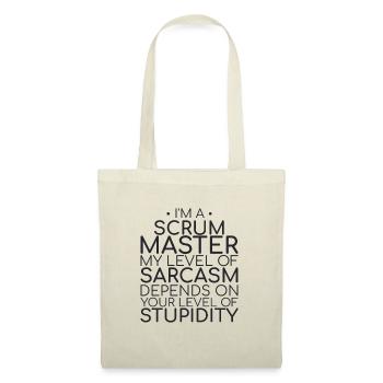 "Scrum Master Sarcasm | " Scrum Master"" - Tote Bag - nature - Front