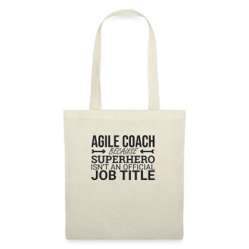 "Agile Coach Superhero | Agile" - Stoffbeutel - Natur - Vorne