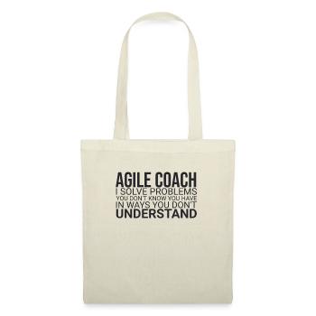 "Agile Coach Solve Problem | Agile" - Stoffbeutel - Natur - Vorne
