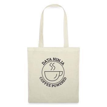 "Data Ninja Coffee | Data Science" - Stoffbeutel - Natur - Vorne