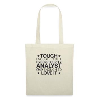 "Cybersecurity Analyst Crazy | Cybersecurity" - Stoffbeutel - Natur - Vorne