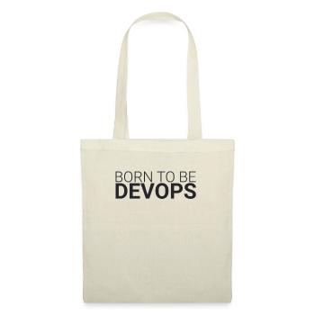 « DevOps né | Développement de logiciels » - Sac en tissu - nature - Devant