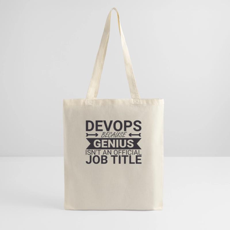 "DevOps Genius | Software Development" Tote Bag