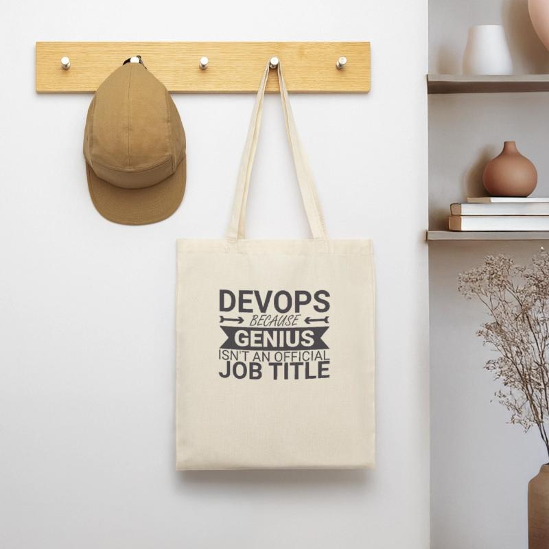 "DevOps Genius | Software Development" Tote Bag