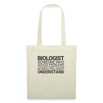 « Problème de biologiste | Biologie » - Sac en tissu - nature - Devant