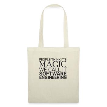 "Software Engineer Magic | Programming" - Tote Bag - nature - Front