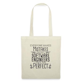 "Software Engineer Perfect | Programming" - Tote Bag - nature - Front