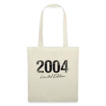 Geburtstag 2004 Limited Edition Geschenk Used Cool - Stoffbeutel - Natur - Vorne