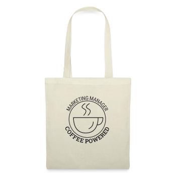 "Marketing Manager Coffee | Marketing" - Tote Bag - nature - Front