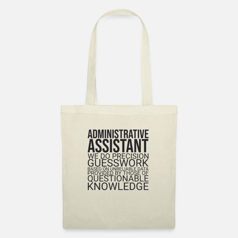 "Administrative Assistant Guesswork | Verwaltung" - Stoffbeutel - Natur