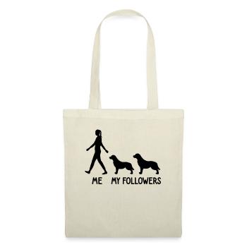I Mes Followers Golden Retriever Éleveur de chiens - Sac en tissu - nature - Devant