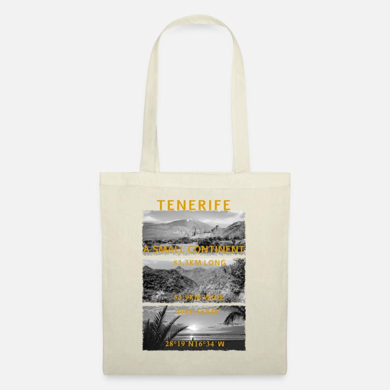Teneriffa ein kleiner Kontinent Teide Teno Gebirge - Stoffbeutel - Natur