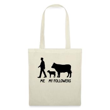 I My Followers Cow Breeder Farmer Cows Farmer - Tote Bag - nature - Front
