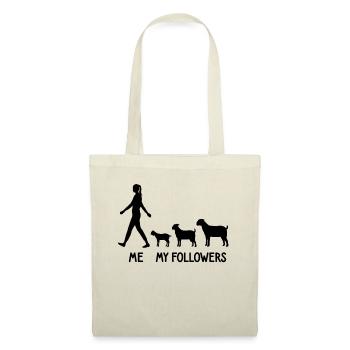 I My Followers Goats Shepherd Breeder Farmer - Tote Bag - nature - Front