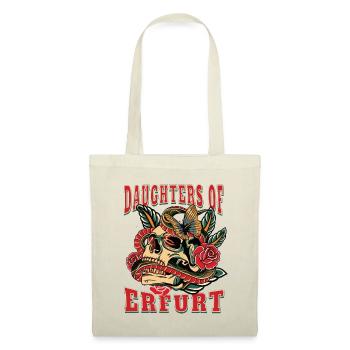 Erfurt Frau Geschenk daughters of Erfurt Retro - Stoffbeutel - Natur - Vorne