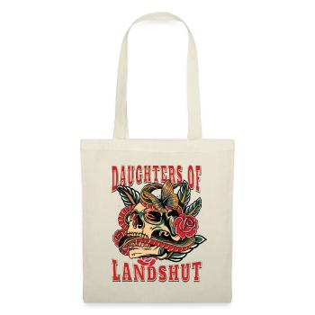 Landshut Frau Geschenk daughters of Landshut - Stoffbeutel - Natur - Vorne