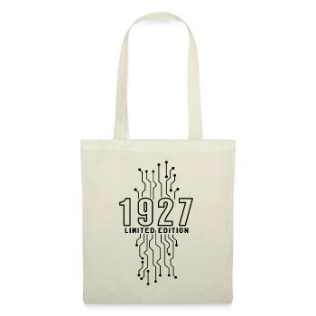 Geburtstag 1927 Gaming Limited Edition Gamer - Stoffbeutel - Natur - Vorne
