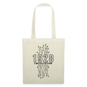 Geburtstag 1928 Gaming Limited Edition Gamer - Stoffbeutel - Natur - Vorne