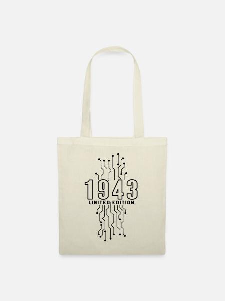 Geburtstag 1943 Gaming Limited Edition Gamer - Stoffbeutel - Natur