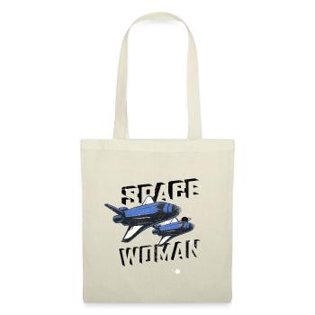 SPACE WOMAN - Stoffbeutel - Natur - Vorne