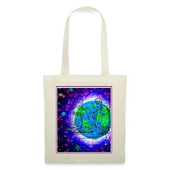 Jésus-Christ sur la planète Terre - Sac en tissu - nature - Devant