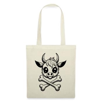 Cute & Wild: Big-Eyed Calf Shirt - Tote Bag - nature - Front