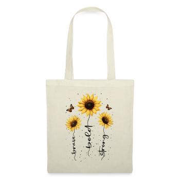 Fleurs d’été Fleur Inspiration Dicton de motivation - Sac en tissu - nature - Devant