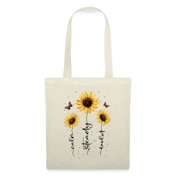 Fleurs d’été Fleur Inspiration Dicton de motivation - Sac en tissu - nature - Devant