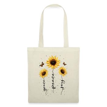 Fleurs d’été Fleur Inspiration Dicton de motivation - Sac en tissu - nature - Devant