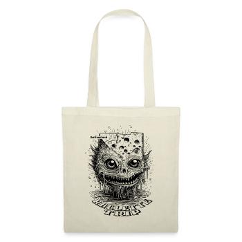 Dark raclette indulgence: Cheese Fright Shirt - Tote Bag - nature - Front