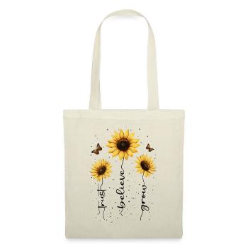 Fleurs d’été Fleur Inspiration Dicton de motivation - Sac en tissu - nature - Devant
