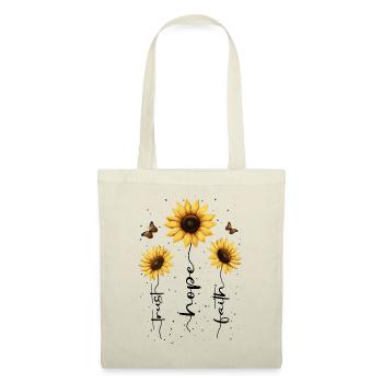 Fleurs d’été Fleur Inspiration Dicton de motivation - Sac en tissu - nature - Devant