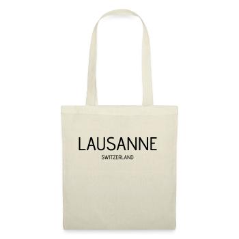 lausanne - Stoffbeutel - Natur - Vorne