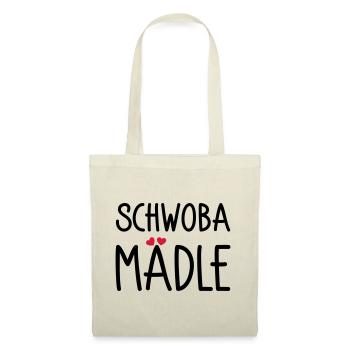 Schwoba Mädle - Stoffbeutel - Natur - Vorne